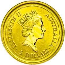 1996 P 5 Do Proof; Five-coin set PR