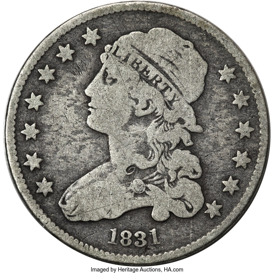 1831 Large Letters, RPD 2Nickel B 7, FS 301 MS Values | Greysheet