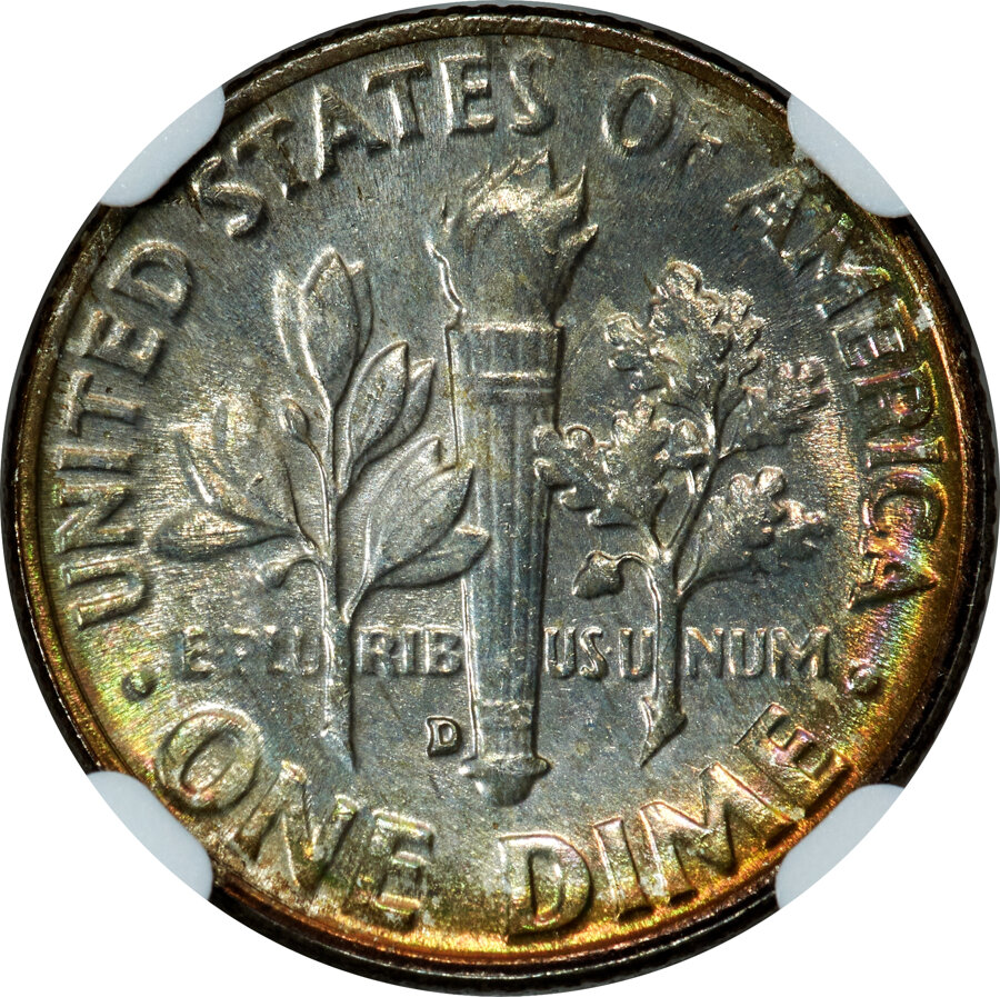 1956-D 10c MS68 CAC thumbnail 3