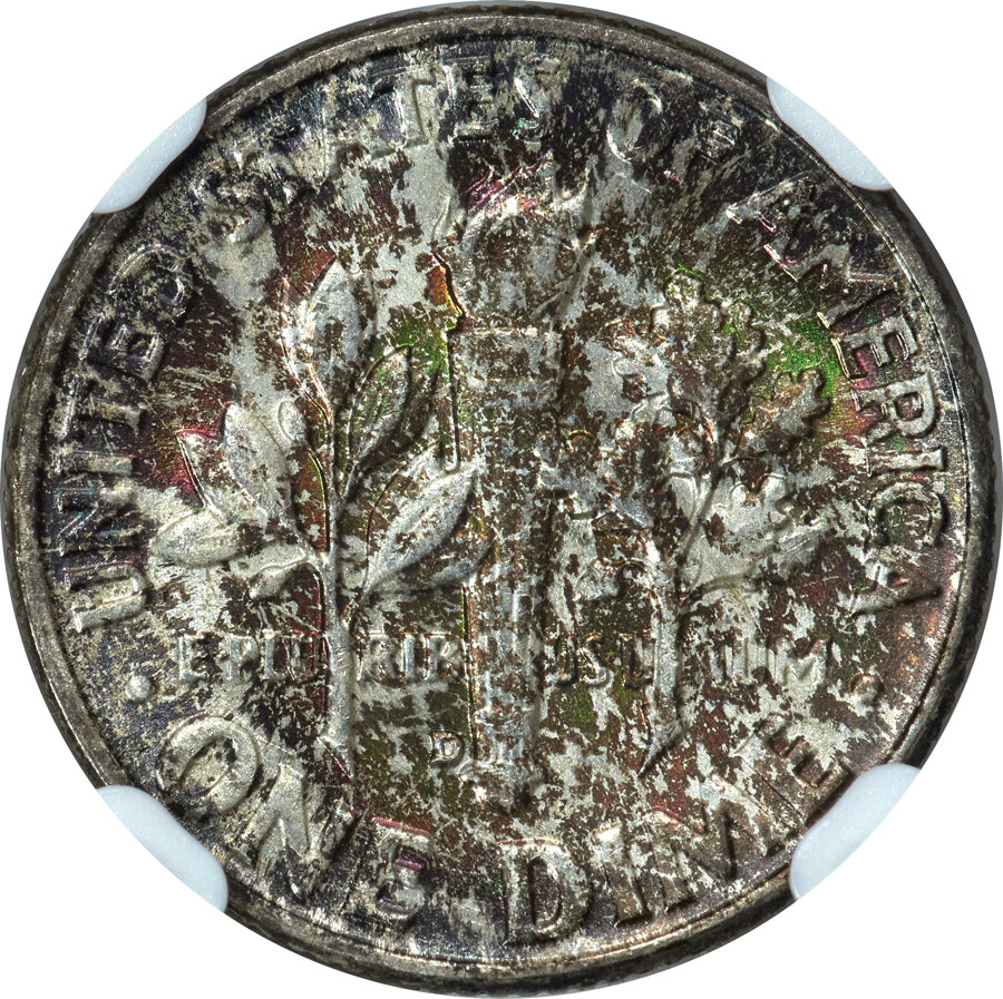 1957-D 10c MS67 thumbnail 4