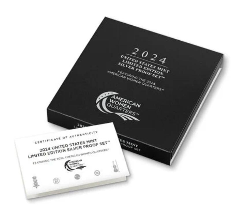 2024-S 10c-$1 Silver Limited Edition Proof Set, 8 Coins PR
