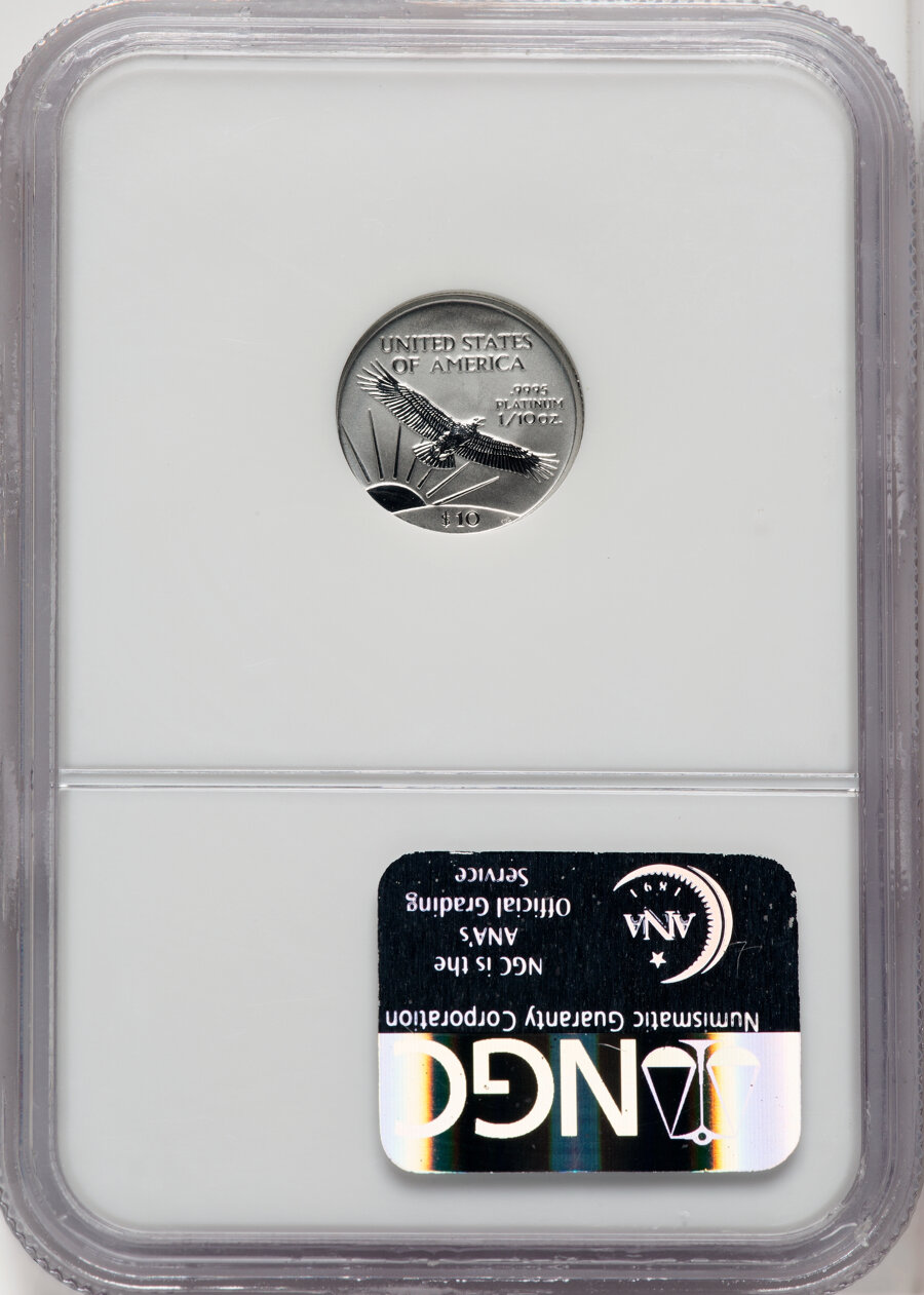 2003 $10  Platinum Eagle MS70 thumbnail 7
