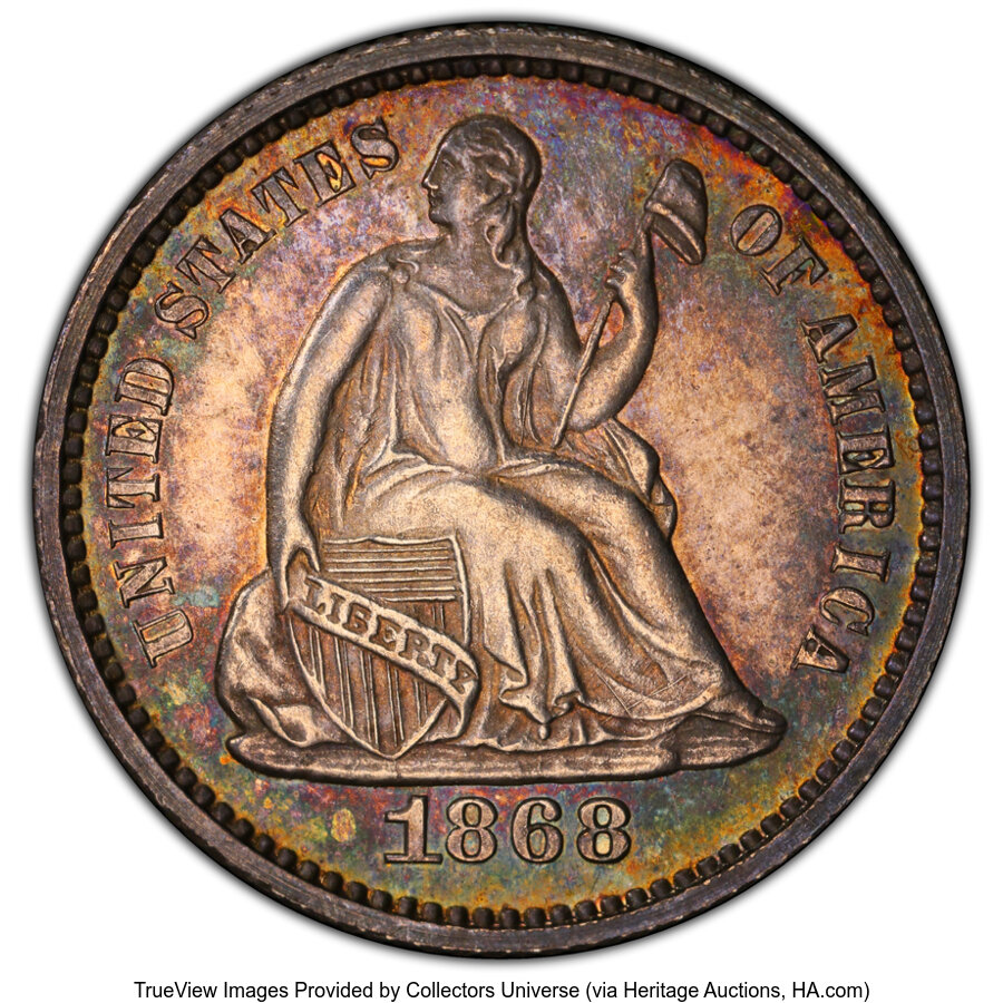 1868 H10c PR63 thumbnail 4