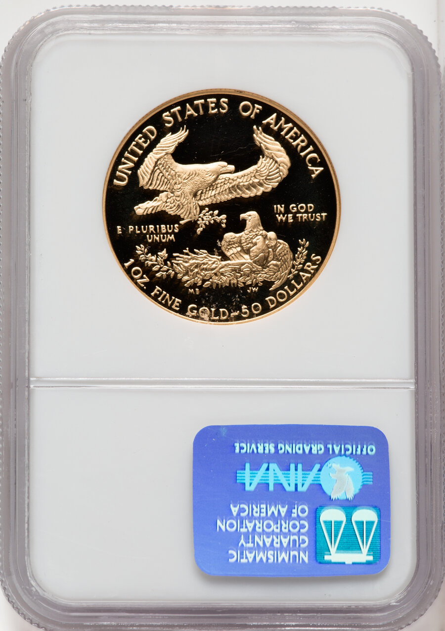 1988-W G$50  Gold Eagle PR DCAM OGP thumbnail 4