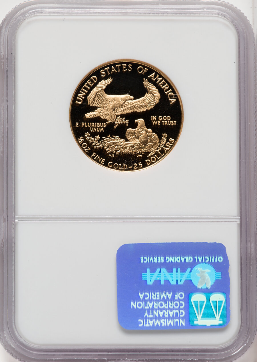 1988-P $25  Gold Eagle PR DCAM PR70 DCAM thumbnail 4