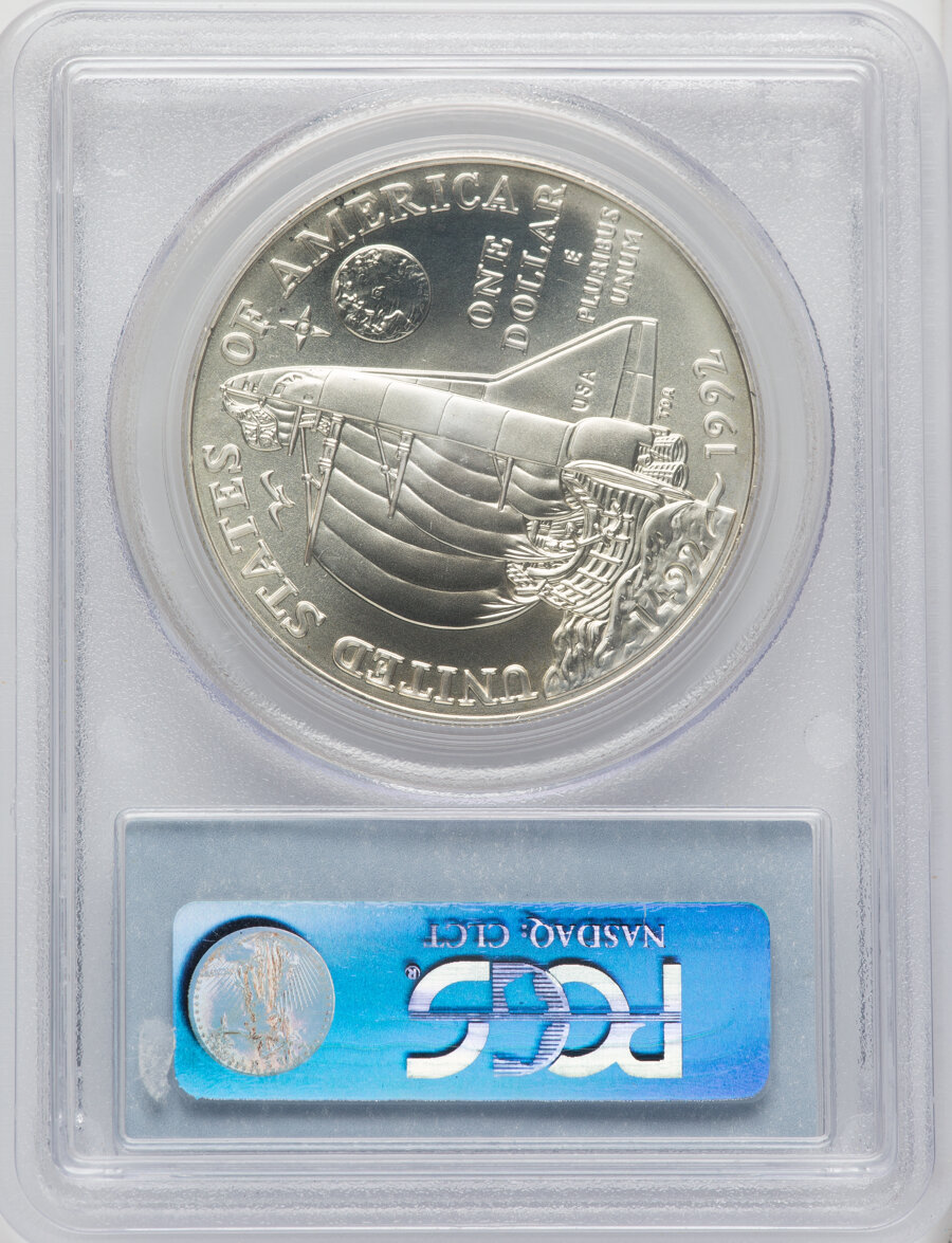 1992-D S$1 Columbus Quincentenerary MS70 thumbnail 7
