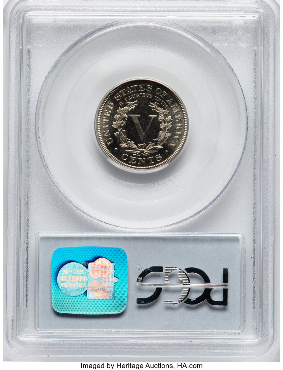 1890 5c PR CAM PR65 CAM thumbnail 2