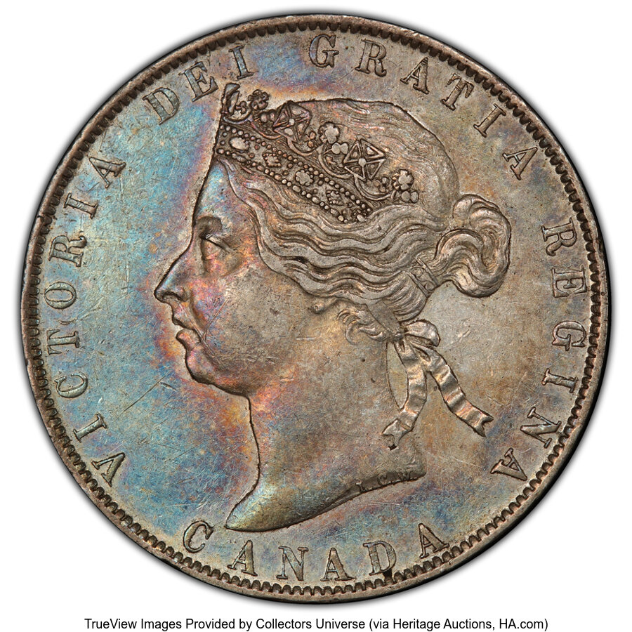 Canada: Victoria 50 Cents 1900 XF45 PCGS,...
