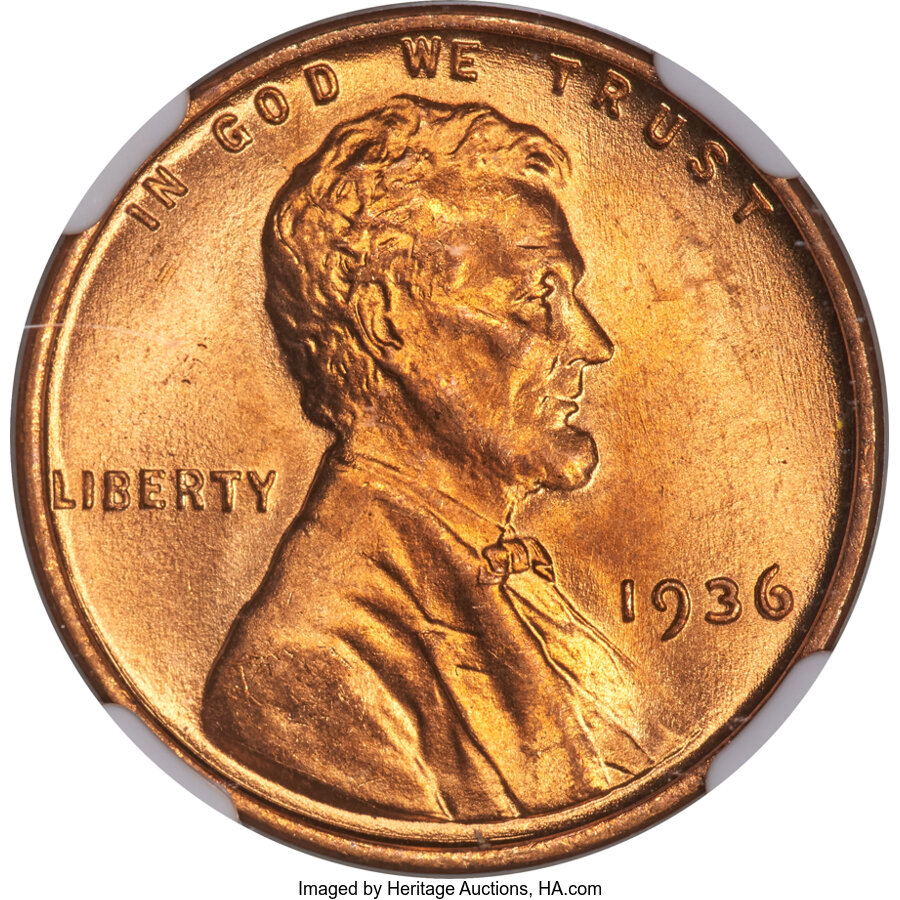 1936 1C MS66 Red NGC....