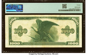 image for: Fr. 1133b-F $1,000 1918 Federal Reserve Note PMG Very Fine 20....