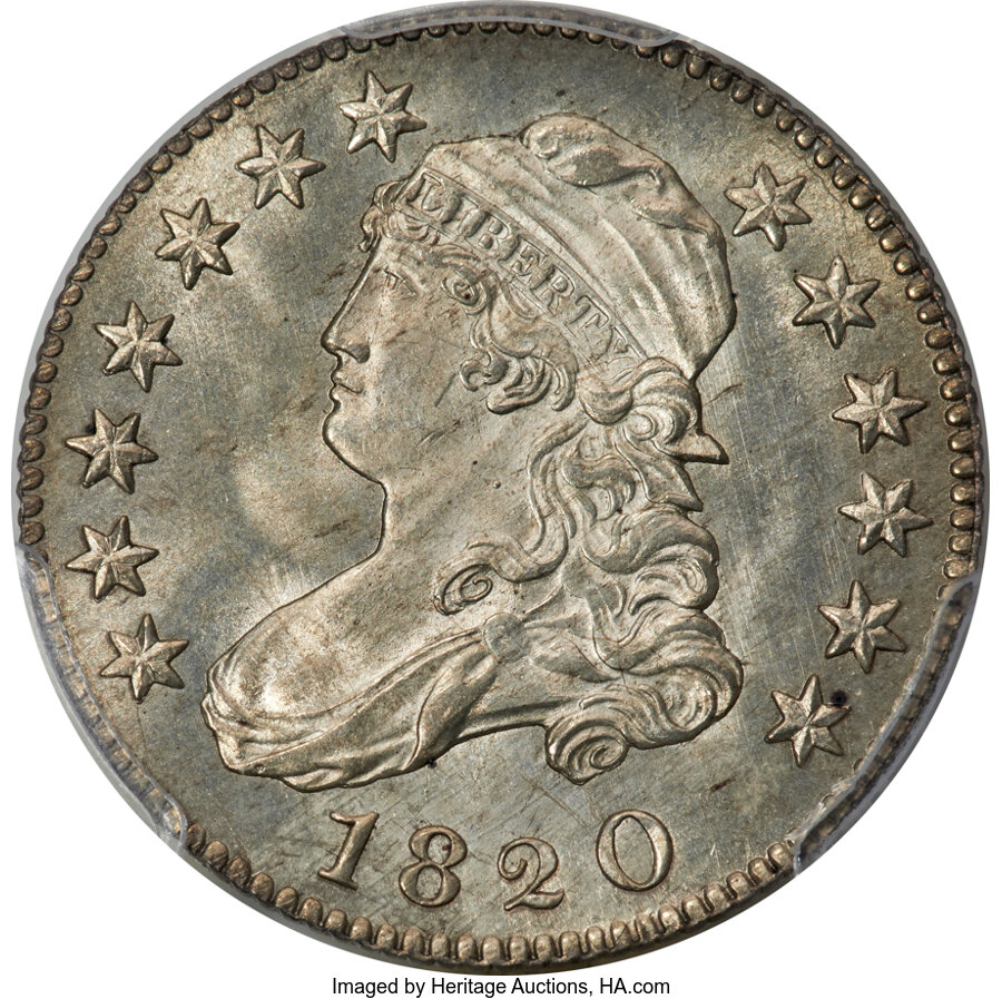 1820 25C Large 0, B-2, R.3, MS65+ PCGS. CAC....