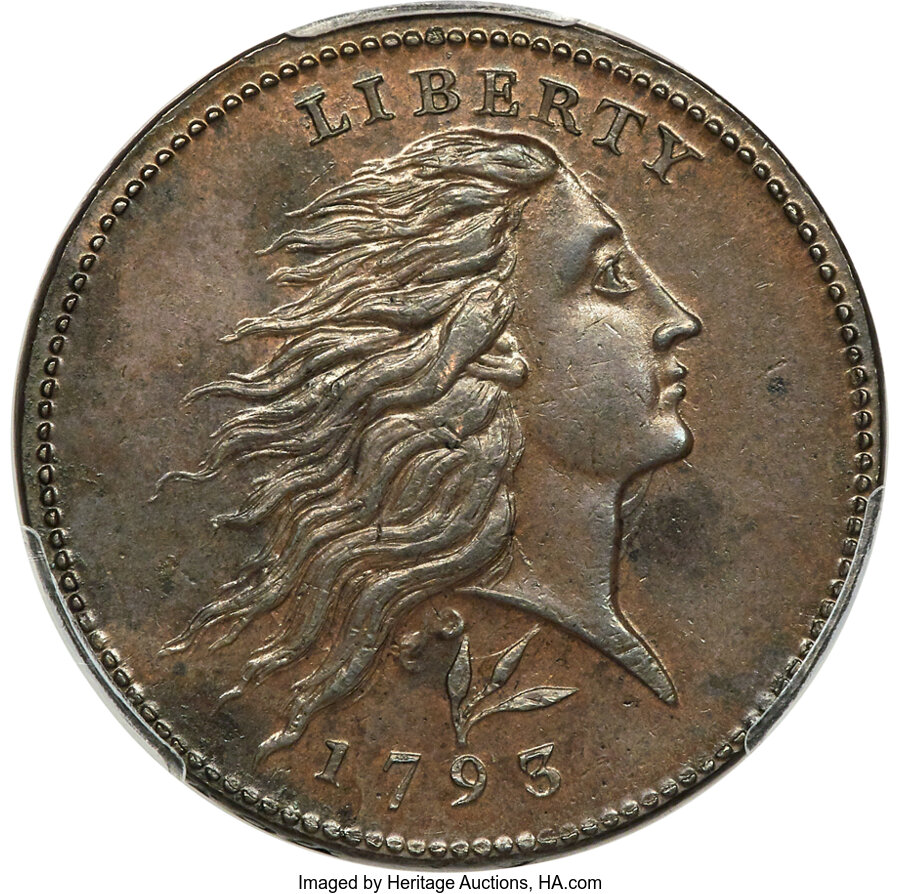1793 1c Wreath, Lettered Edge, S-11c  MS BN thumbnail 19