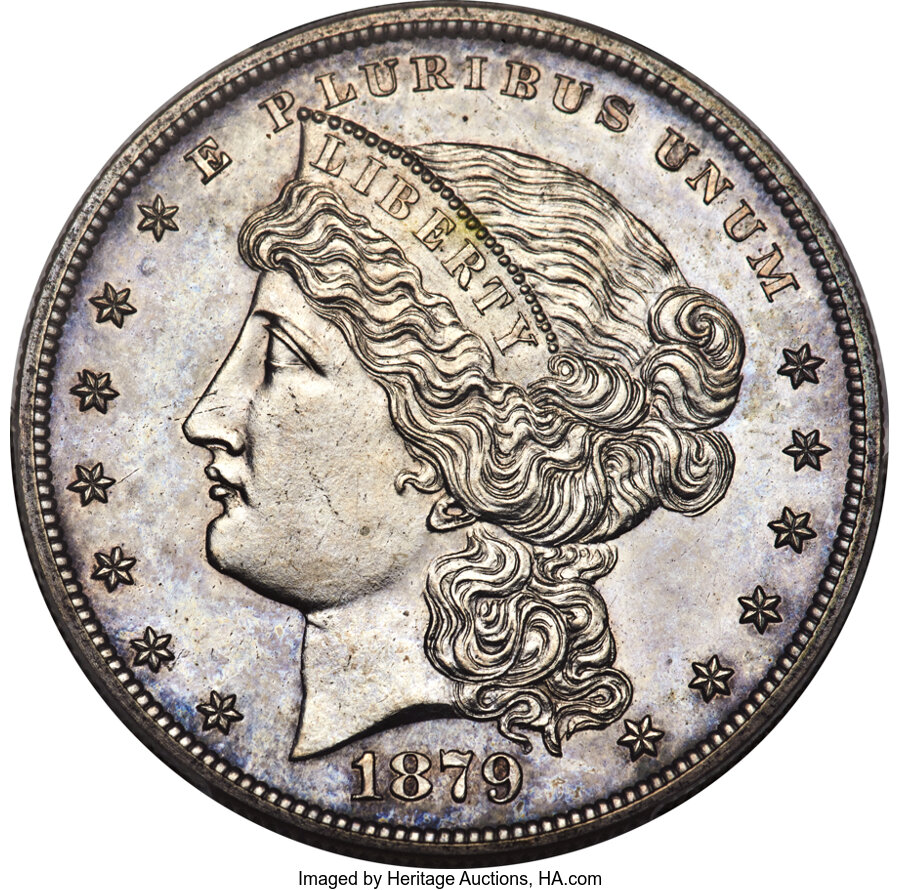 1879 $1 Metric Dollar, Judd-1618, Pollock-1813, R.5, PR63 PCGS....