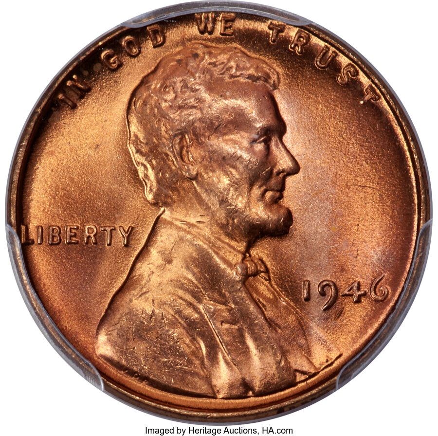 1946 1C MS66+ Red PCGS....