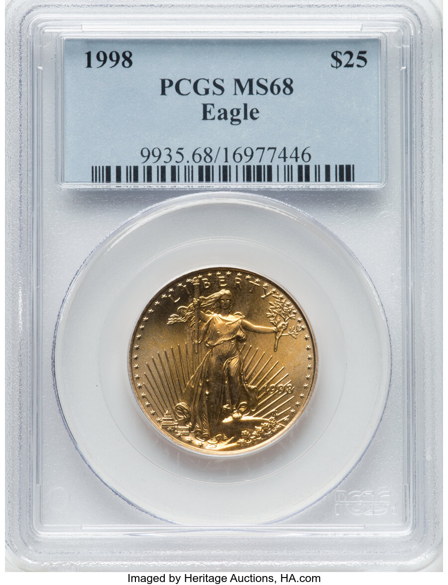 1998 $25  Gold Eagle MS64 CAC thumbnail 10