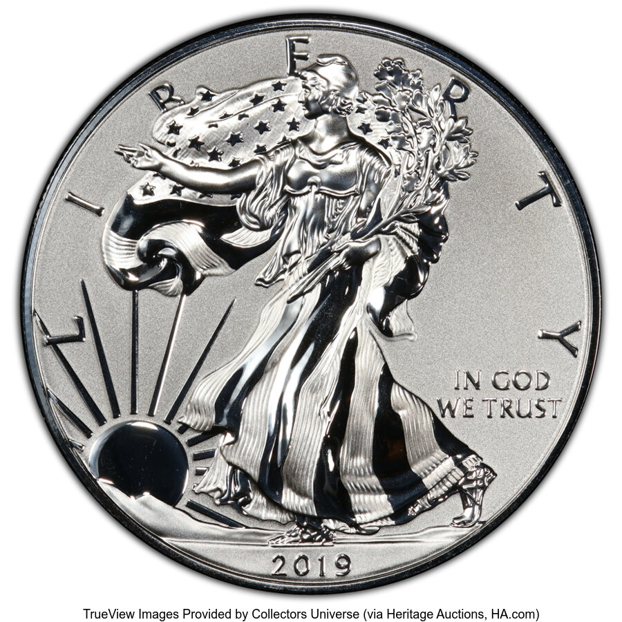 2019-S $1  Silver Eagle, Enhanced Reverse Proof PR66 CAC thumbnail 15