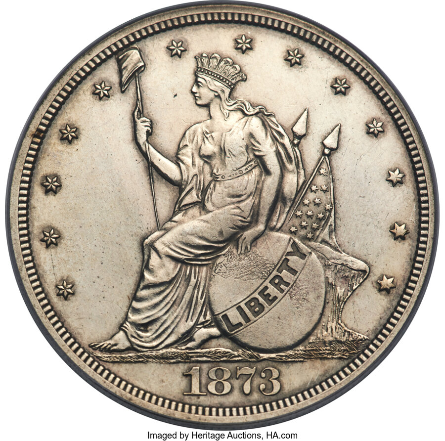 1873 T$1 Trade Dollar, Judd-1310, Pollock-1453, R.4, PR61 PCGS....