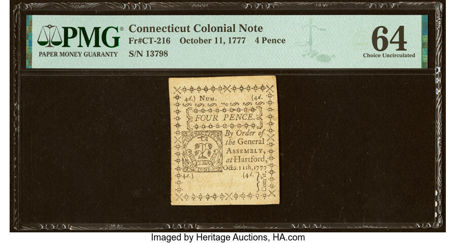 Oct 11, 1777 4d Connecticut (Fr. CT216) thumbnail 14