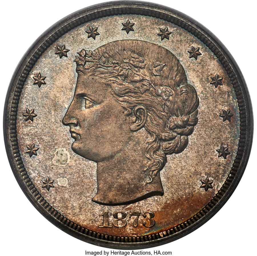 1873 T$1 Trade Dollar, Judd-1281, Pollock-1423, R.4, PR61 PCGS....