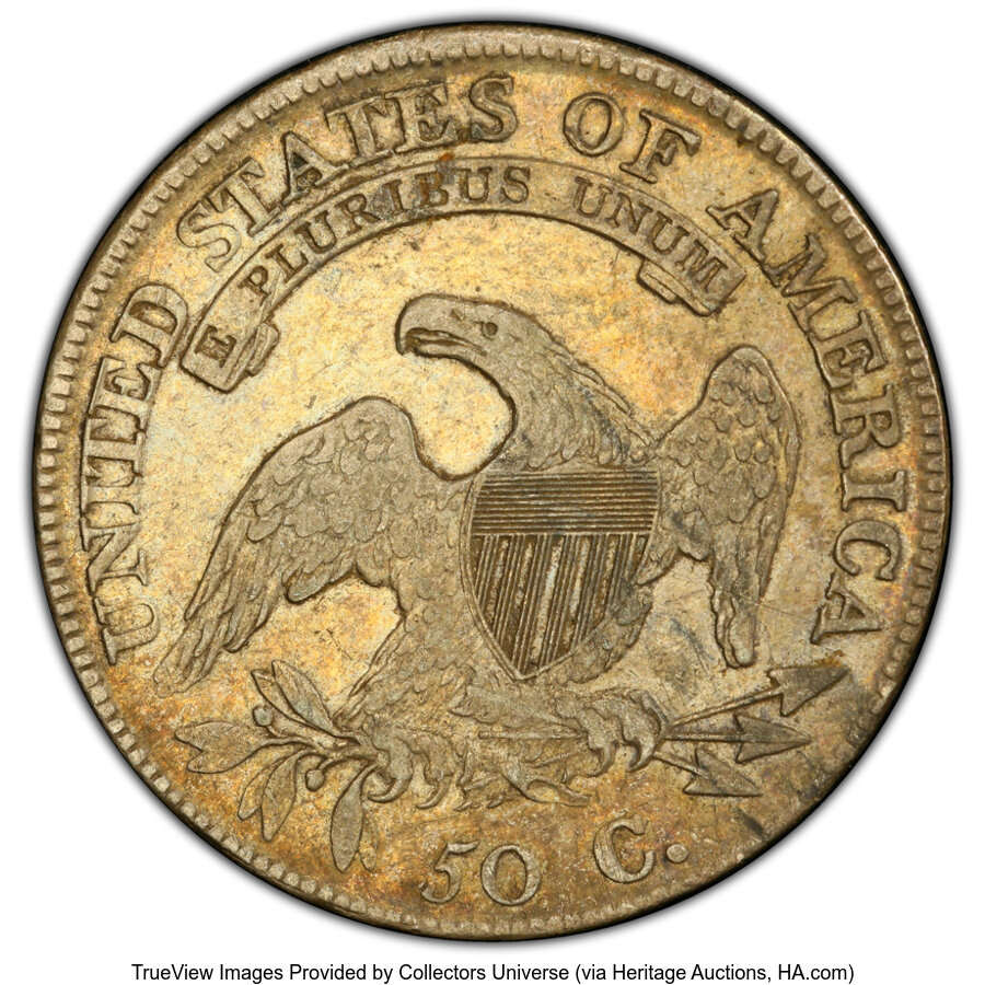 1811 50c Small 8, O-111 VG10 CAC thumbnail 24