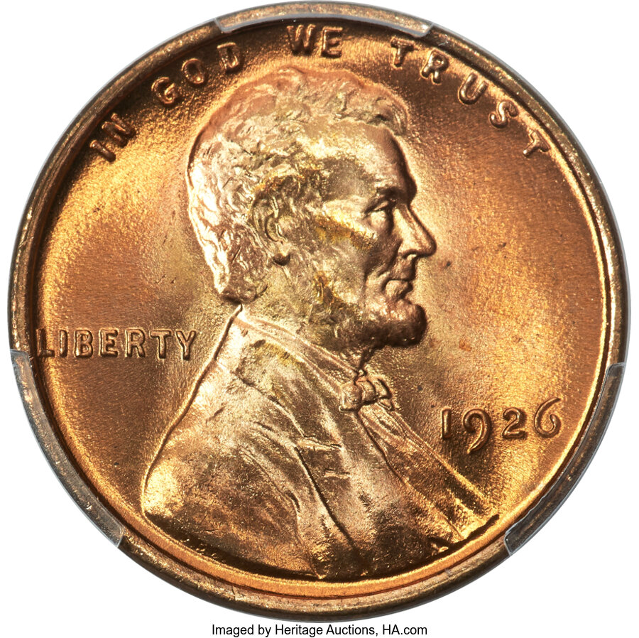 1926 1C MS67+ Red PCGS. CAC....