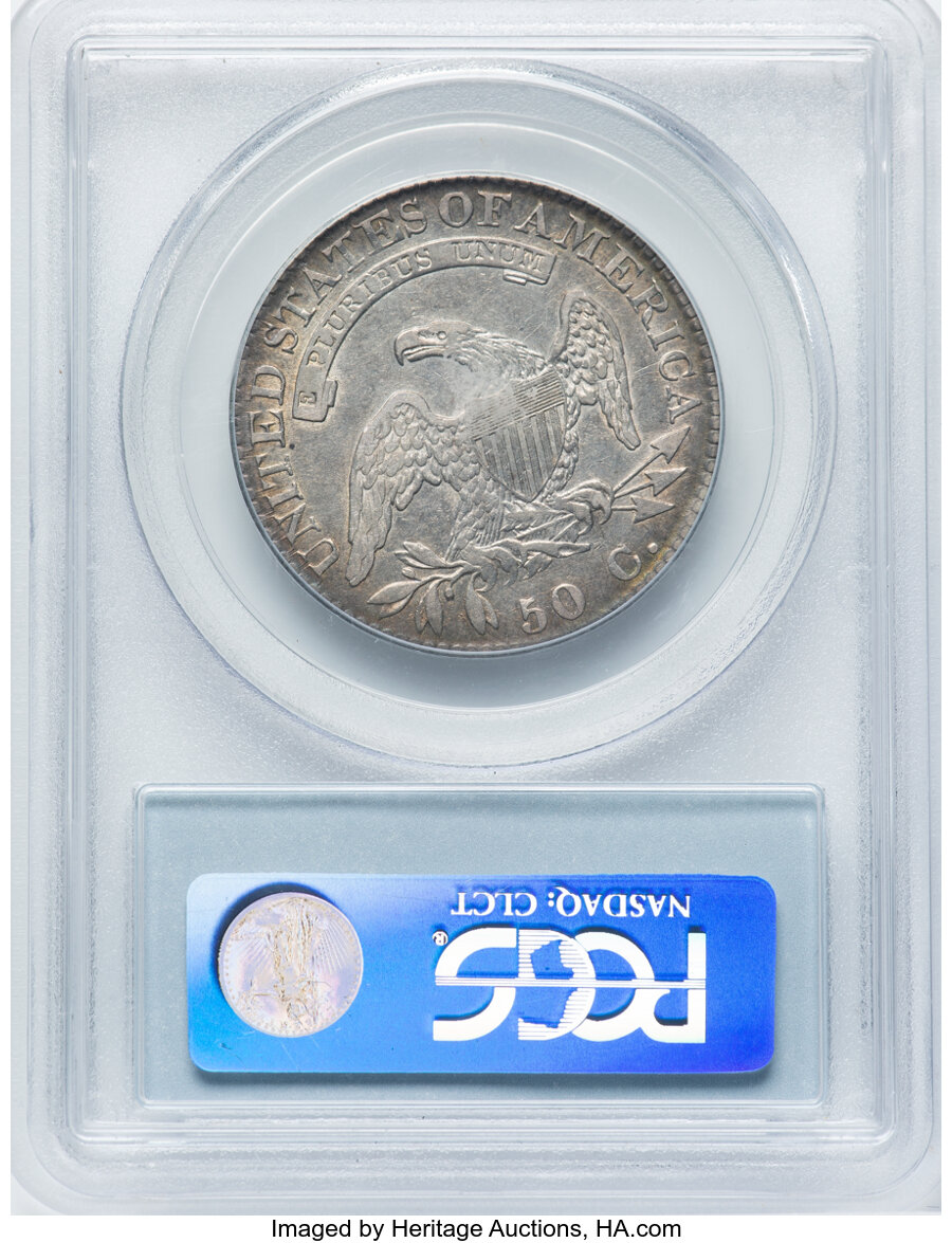 1822 50c O-112 VG10 CAC thumbnail 8