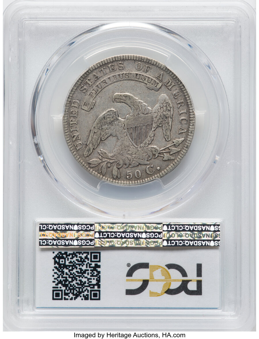 1834 50C Small Date, Small Letters, O-111, R.1, VF30 PCGS. PCGS Population: (5/25). NGC Census: (1/51). CDN: $100 Whsle. Bi...