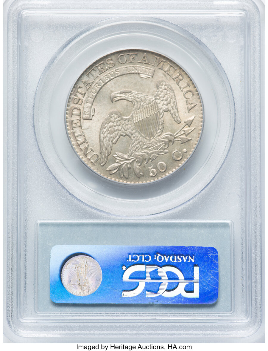 1825 50c O-101 AU58 thumbnail 2