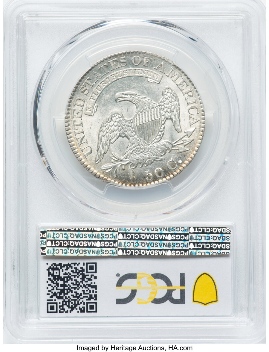 1825 50c O-107 AG3 CAC thumbnail 20