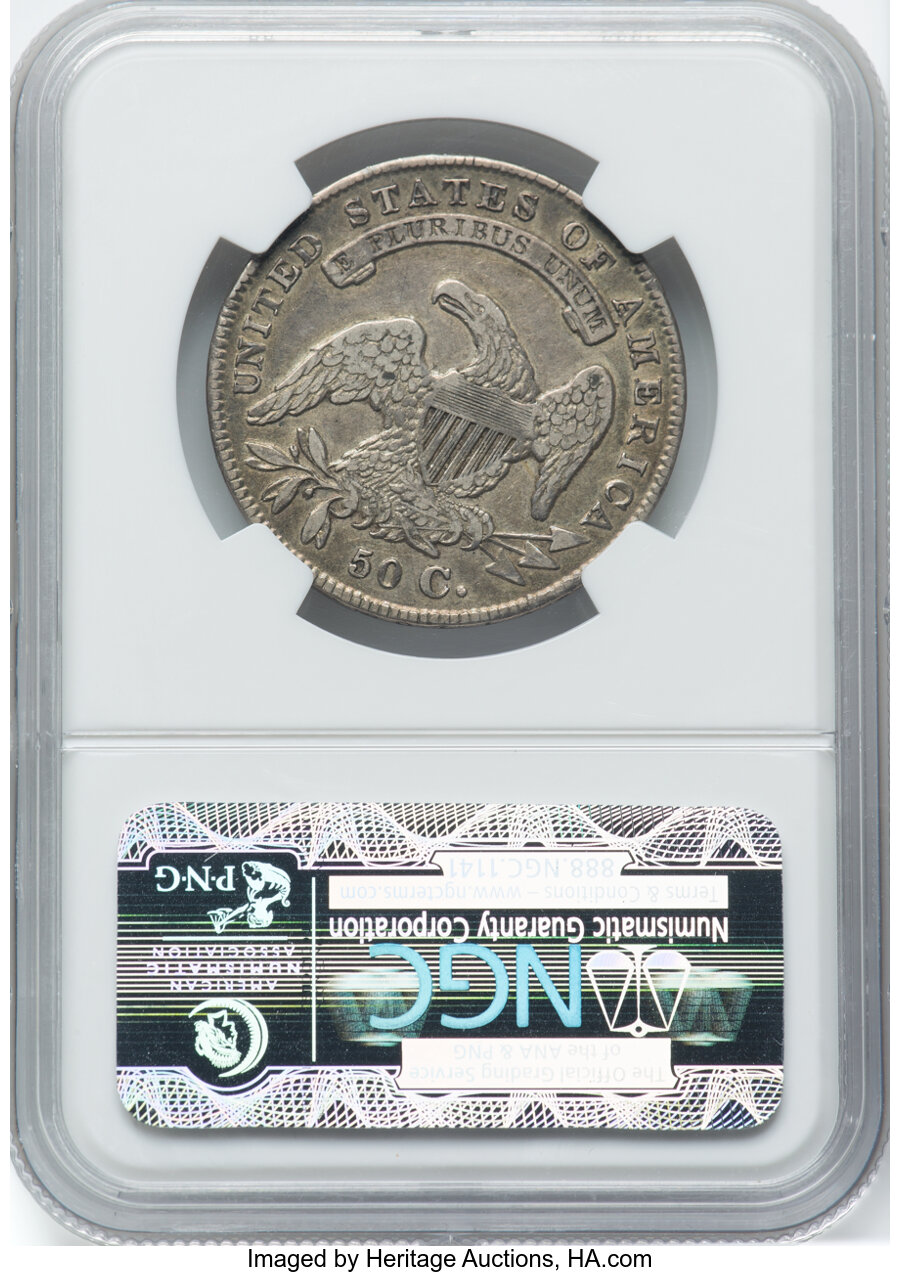 1834 50c Small Date, Small Letters, O-109 VG10 thumbnail 17