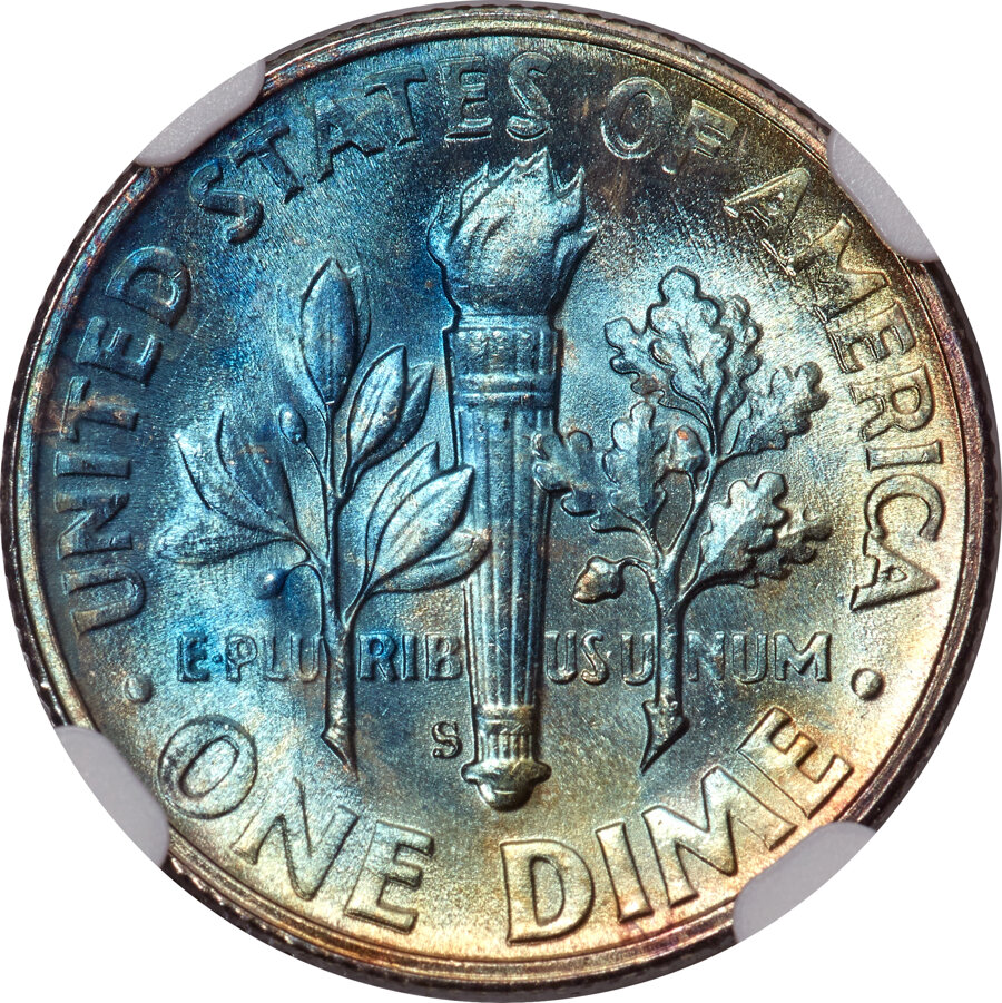 1947-S 10c MS FB MS68 FB thumbnail 8