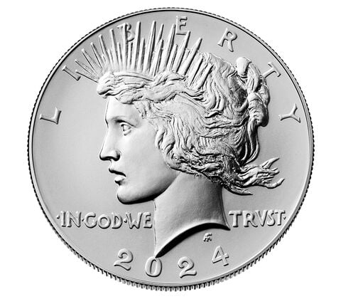 image for: Peace Silver Dollar 2024 Uncirculated Coin