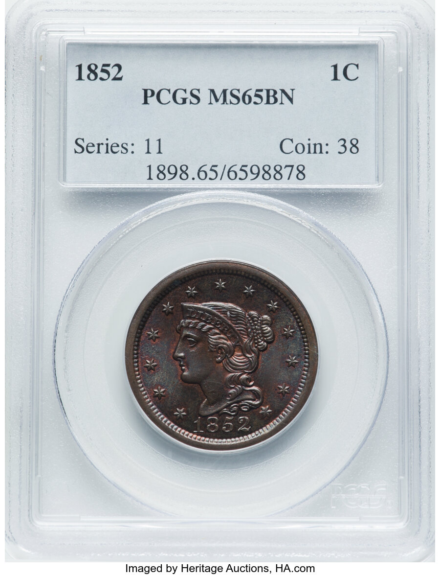 1852 1c N-11 MS BN