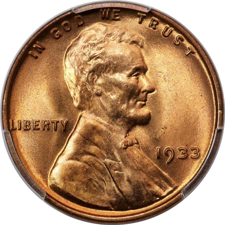 1933 1C MS67+ Red PCGS....