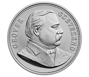 image for: Grover Cleveland Presidential Silver Medal