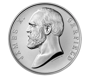 image for: James A. Garfield Presidential Silver Medal