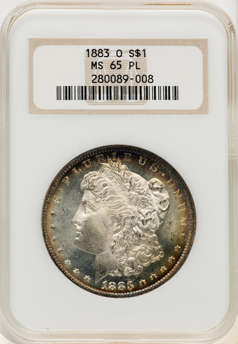 1883-O $1 MS65 Prooflike NGC. Mintage 8,725,000. ...