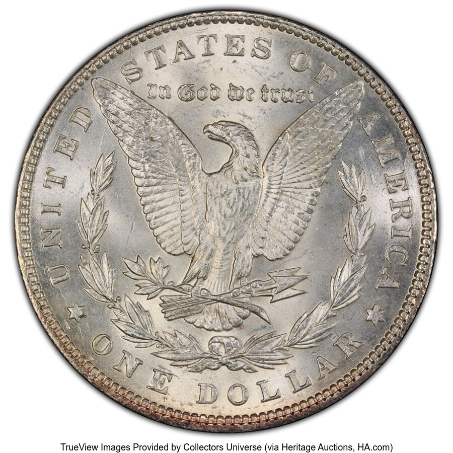1897 $1  Pitted Reverse, VAM-6A MS67 CAC thumbnail 23