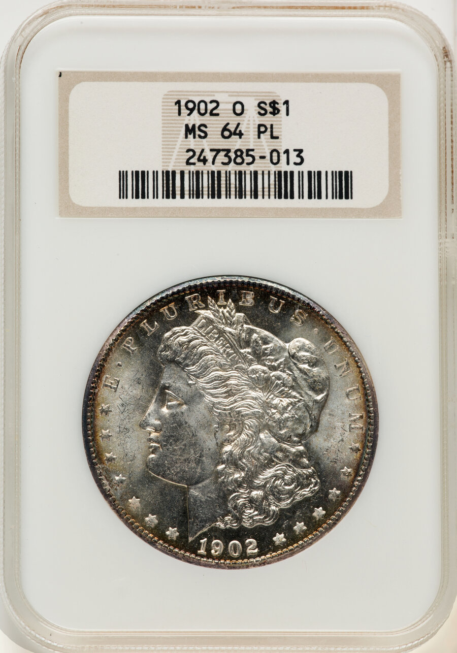 1902-O $1 MS64 Prooflike NGC. Mintage 8,636,000. ...