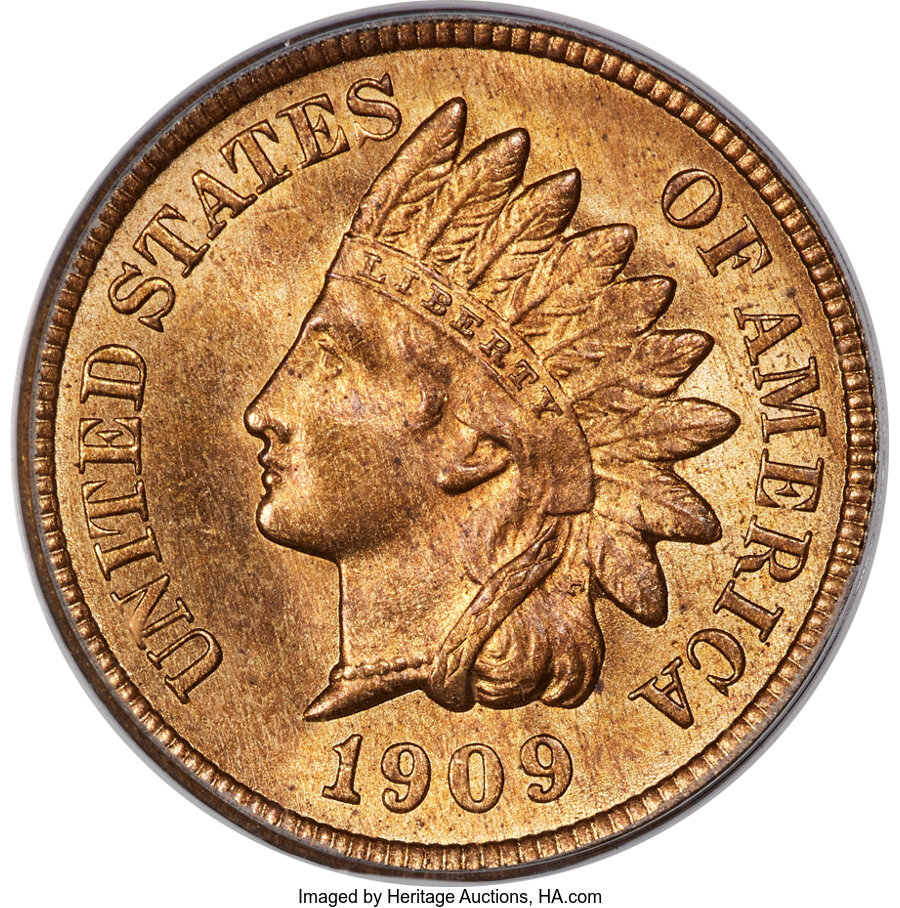 1909-S 1C MS65 Red PCGS....