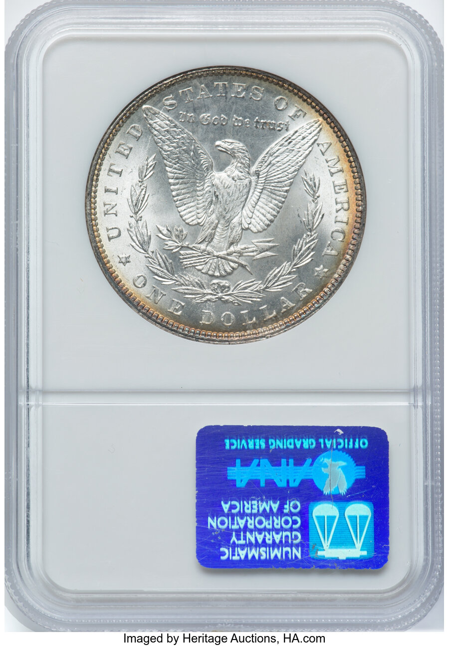1897 $1  Pitted Reverse, VAM-6A MS67 CAC thumbnail 10