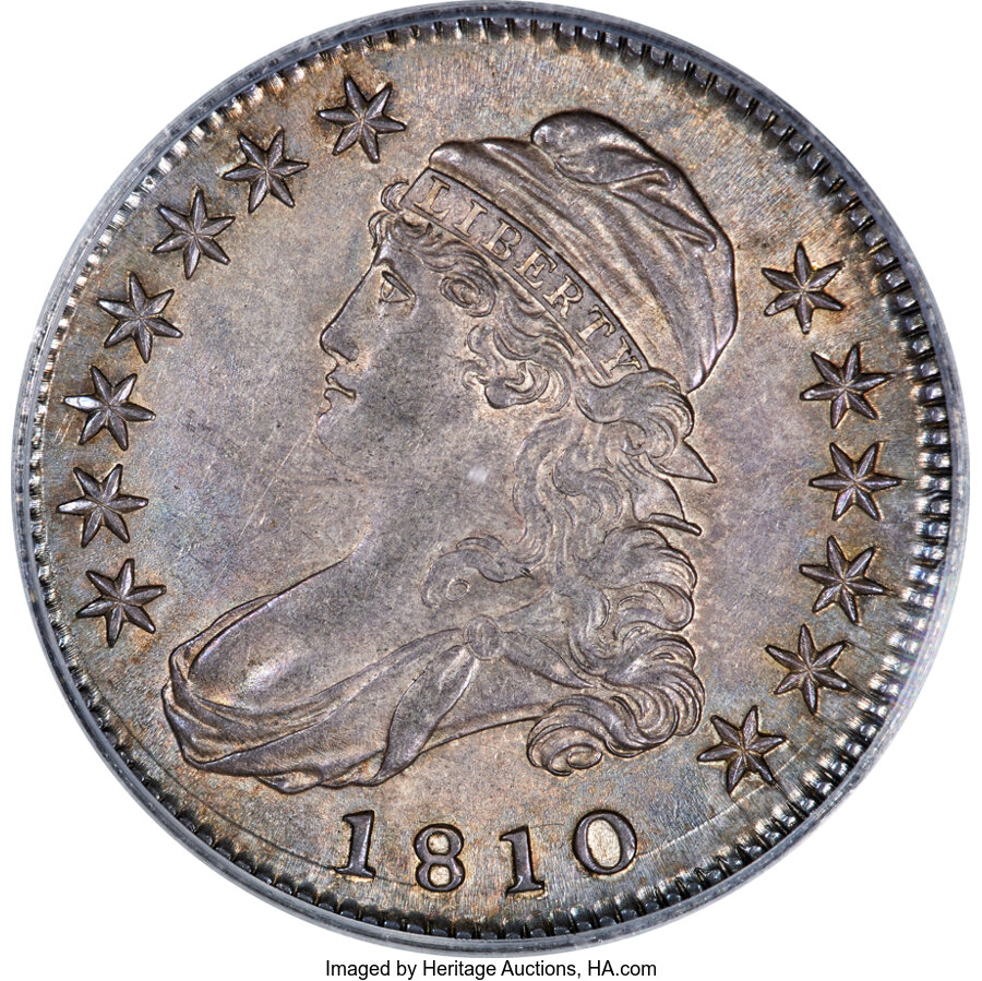 1810 50C O-102, R.1, MS63 PCGS. CAC....