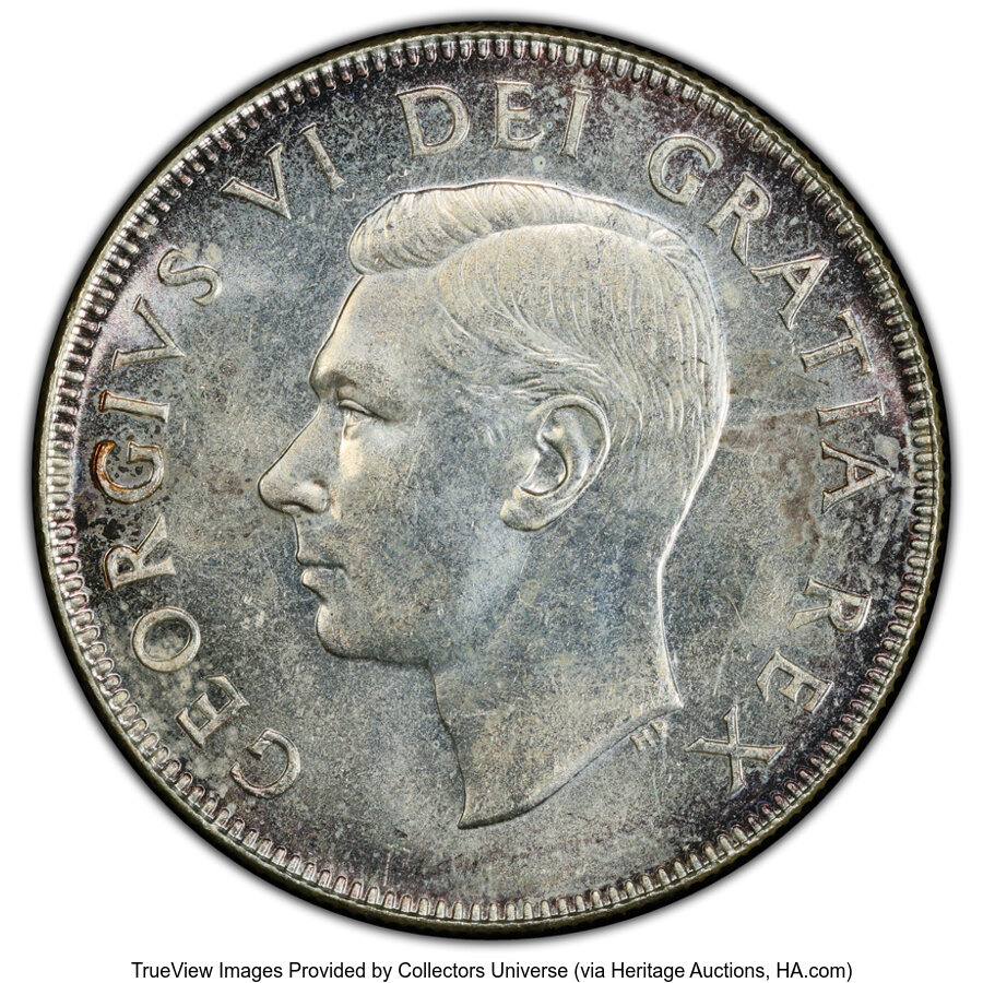Canada: George VI 50 Cents 1950 MS65 PCGS,...