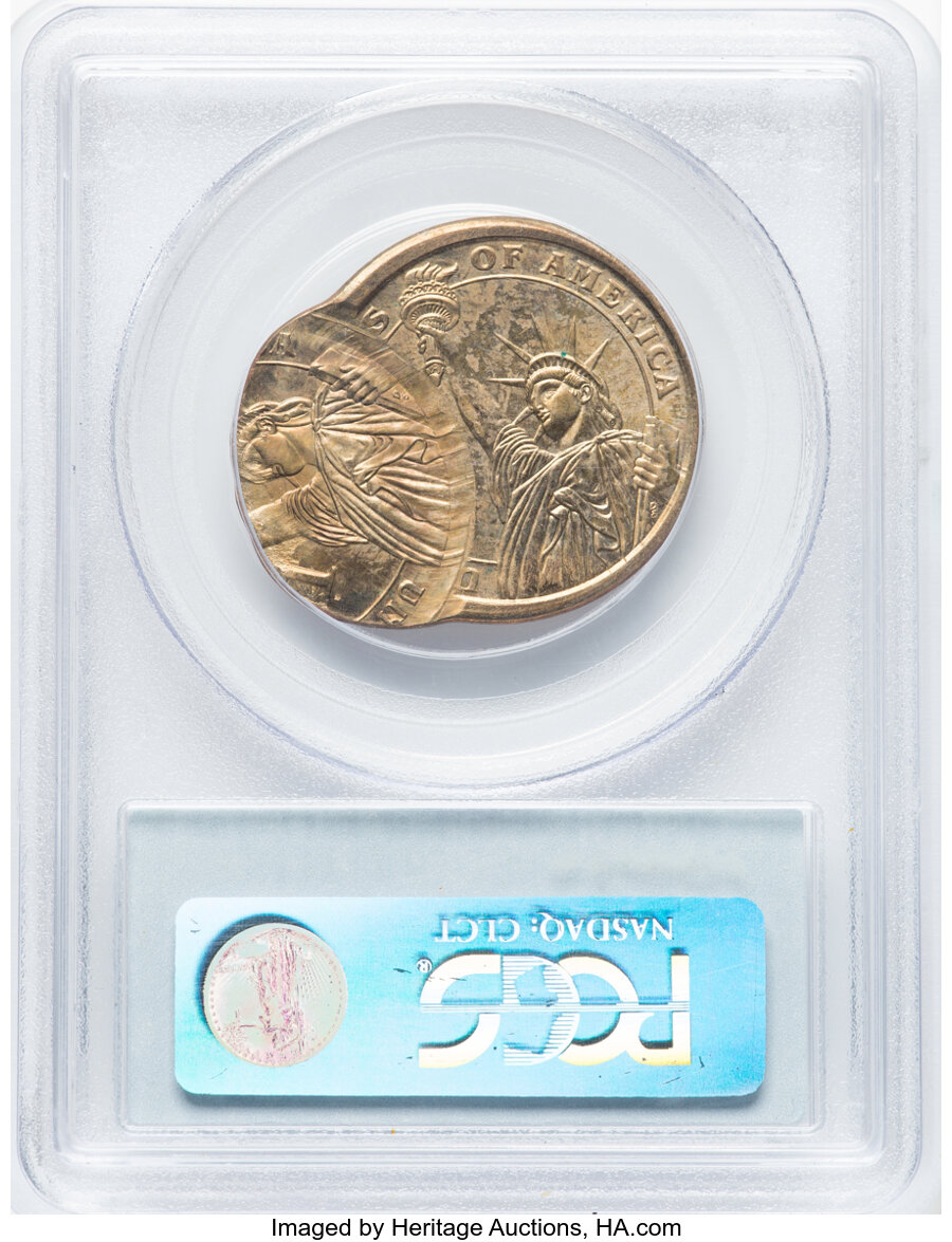(2007) $1  John Adams, Missing Edge Lettering MS FS-701 MS65 FS-701 thumbnail 2