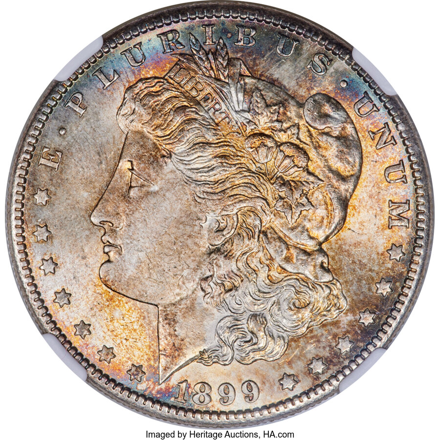 1899-S $1 Doubled Date, VAM-7, MS66 NGC....