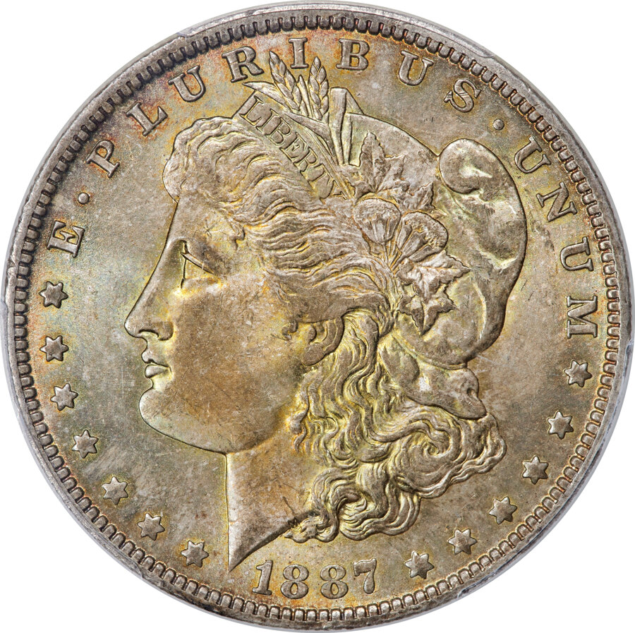 1887/6-O $1 VAM-3 MS64 PCGS....