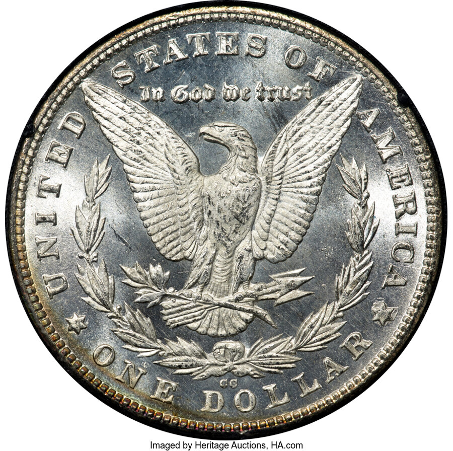 1880-CC $1  GSA Hoard, 8/High 7 MS67 thumbnail 8