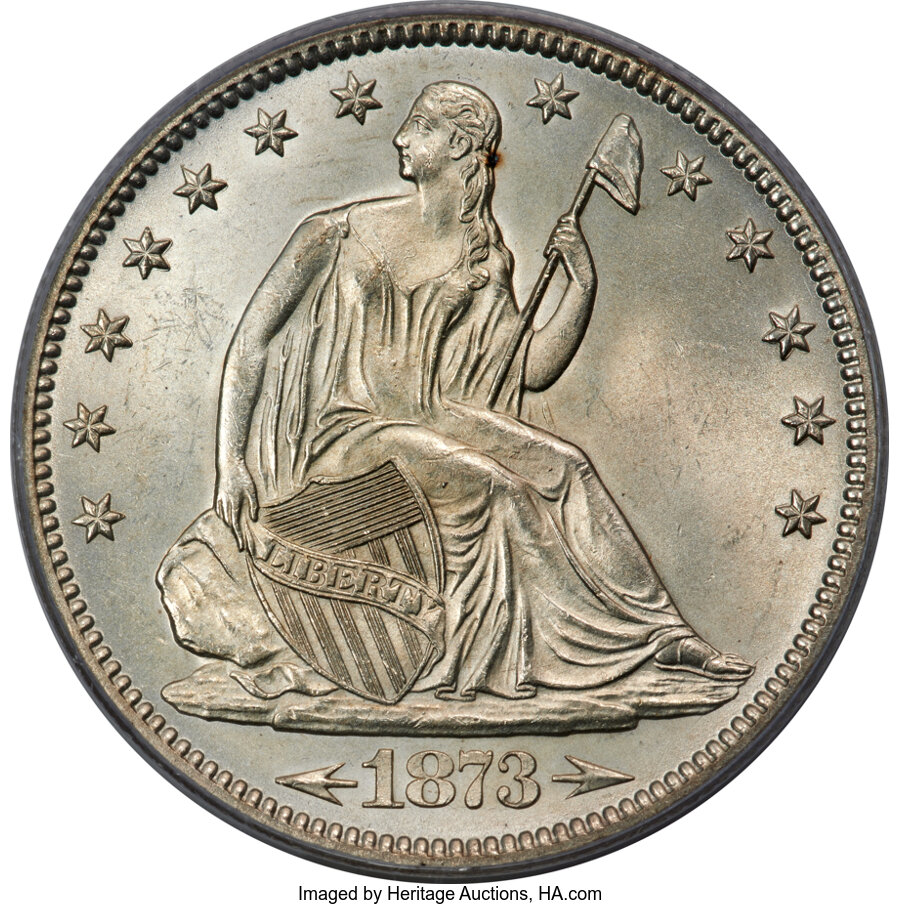 1873 50c Large Arrows, WB-106 MS