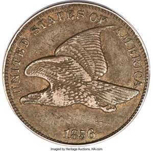 image for: 1856 1C Snow-3 XF45 PCGS....