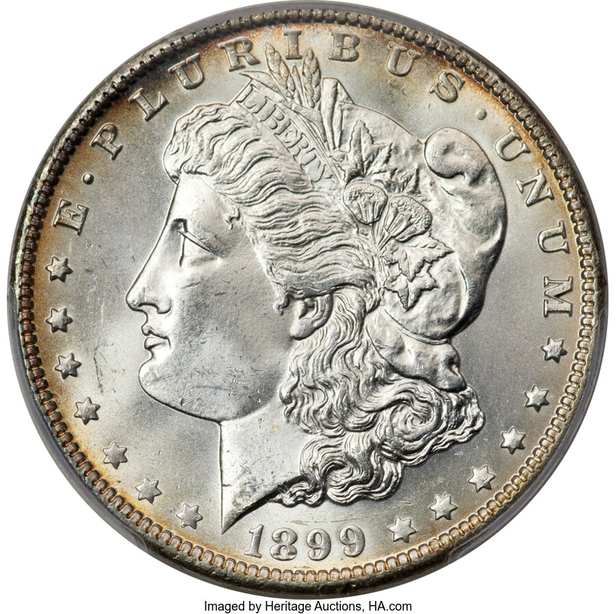 1899-O $1 Micro O, VAM-31, MS64+ PCGS. CAC....